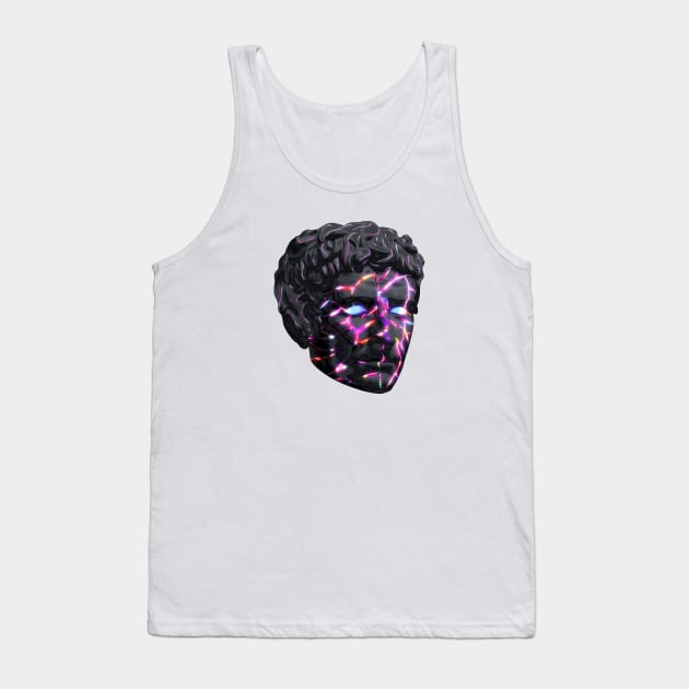 Cracked Statue Tank Top by Klarens